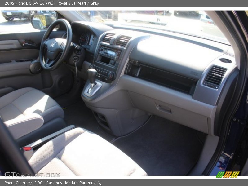 Royal Blue Pearl / Gray 2009 Honda CR-V LX 4WD