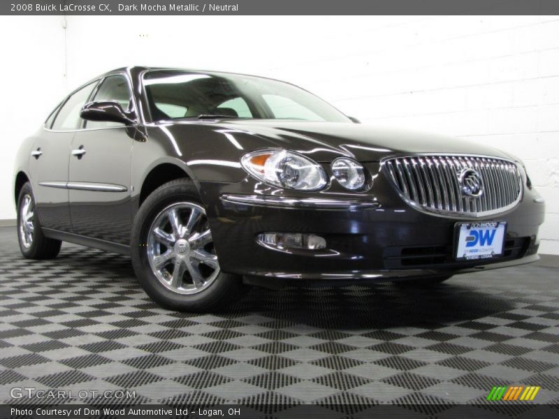 Dark Mocha Metallic / Neutral 2008 Buick LaCrosse CX