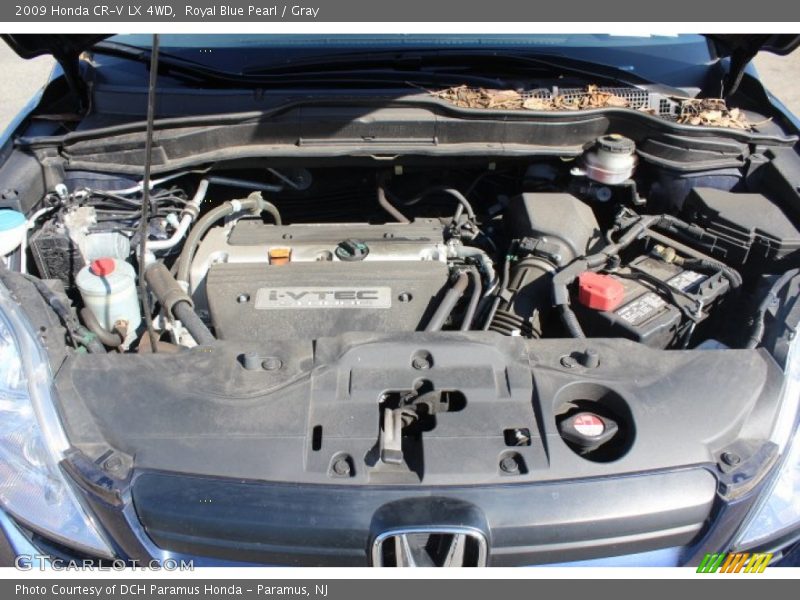 Royal Blue Pearl / Gray 2009 Honda CR-V LX 4WD