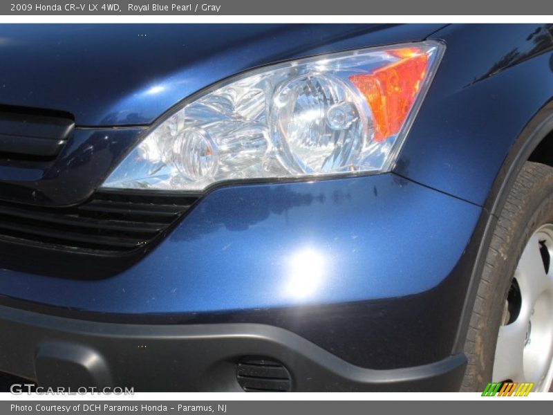 Royal Blue Pearl / Gray 2009 Honda CR-V LX 4WD