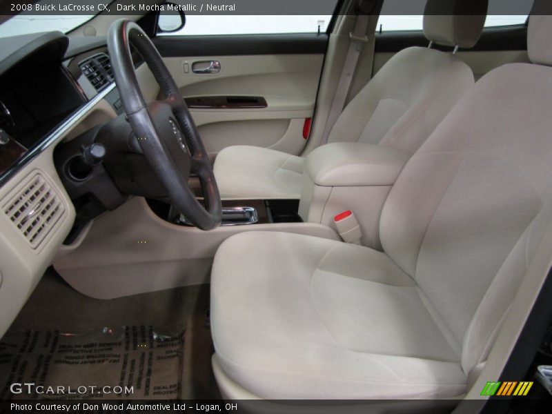 Dark Mocha Metallic / Neutral 2008 Buick LaCrosse CX