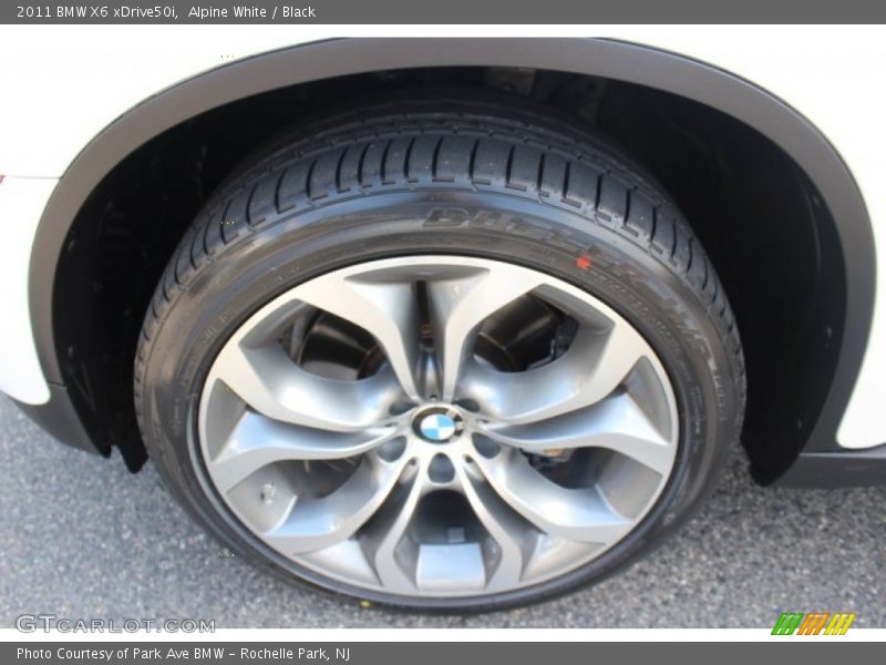 Alpine White / Black 2011 BMW X6 xDrive50i