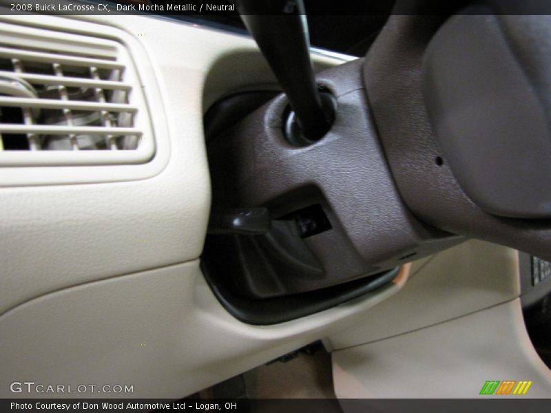 Dark Mocha Metallic / Neutral 2008 Buick LaCrosse CX