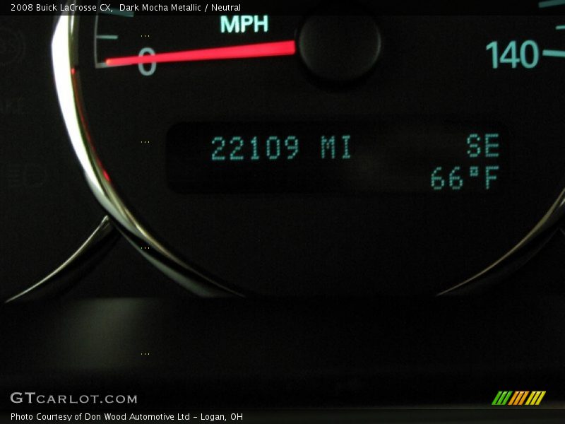 Dark Mocha Metallic / Neutral 2008 Buick LaCrosse CX