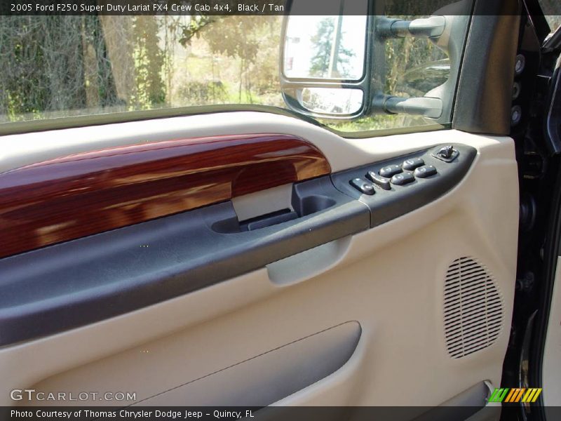 Black / Tan 2005 Ford F250 Super Duty Lariat FX4 Crew Cab 4x4