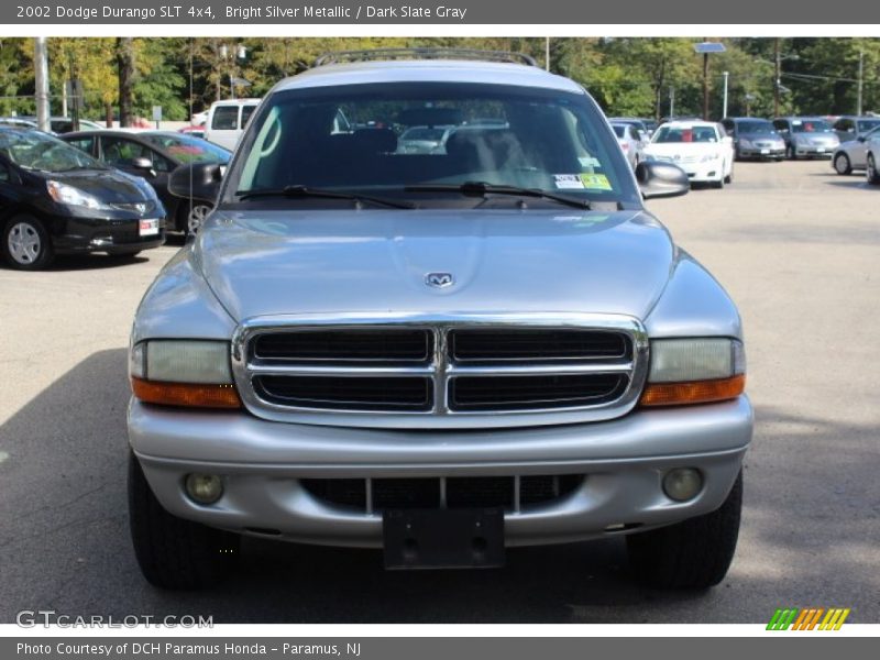 Bright Silver Metallic / Dark Slate Gray 2002 Dodge Durango SLT 4x4