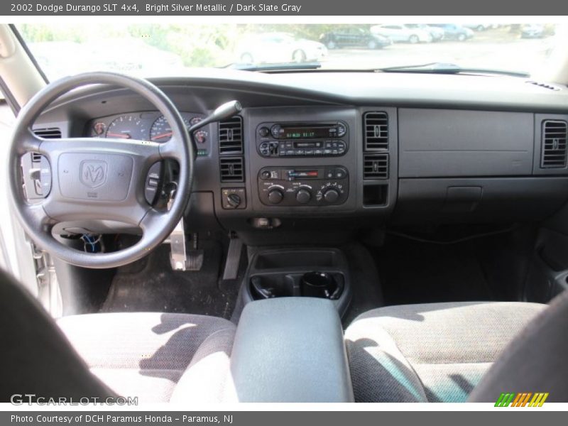 Bright Silver Metallic / Dark Slate Gray 2002 Dodge Durango SLT 4x4