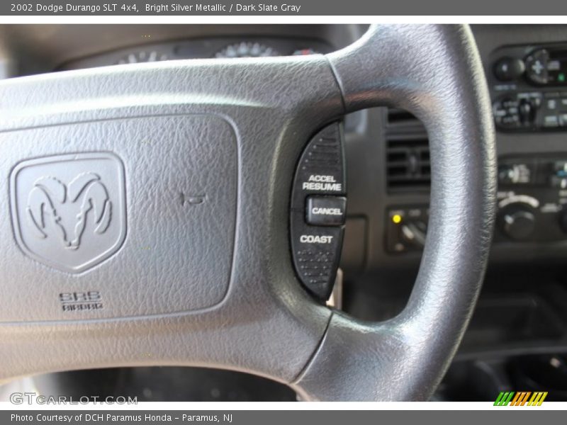 Bright Silver Metallic / Dark Slate Gray 2002 Dodge Durango SLT 4x4