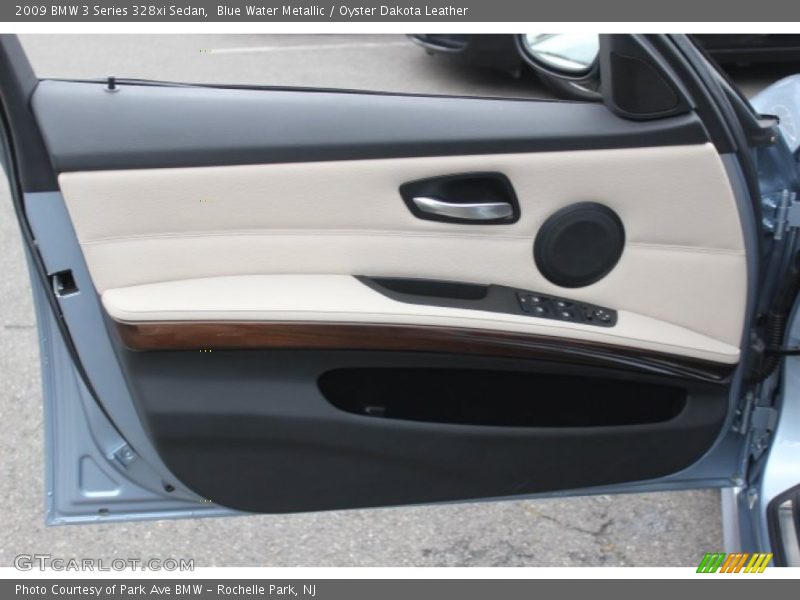 Blue Water Metallic / Oyster Dakota Leather 2009 BMW 3 Series 328xi Sedan