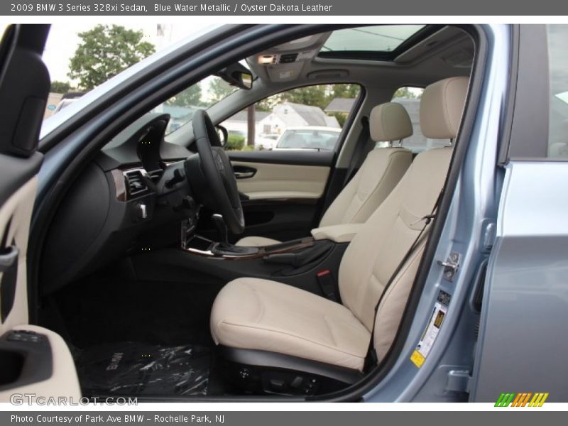 Blue Water Metallic / Oyster Dakota Leather 2009 BMW 3 Series 328xi Sedan