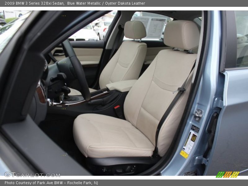 Blue Water Metallic / Oyster Dakota Leather 2009 BMW 3 Series 328xi Sedan