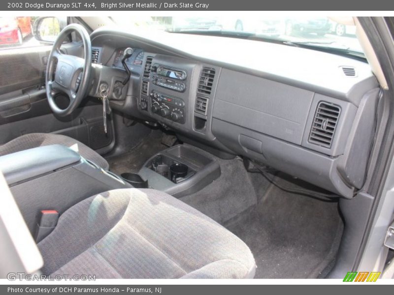 Bright Silver Metallic / Dark Slate Gray 2002 Dodge Durango SLT 4x4
