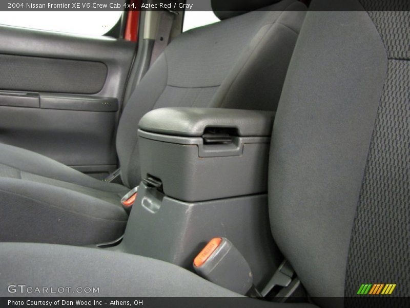 Aztec Red / Gray 2004 Nissan Frontier XE V6 Crew Cab 4x4