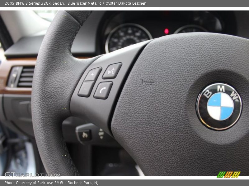 Blue Water Metallic / Oyster Dakota Leather 2009 BMW 3 Series 328xi Sedan