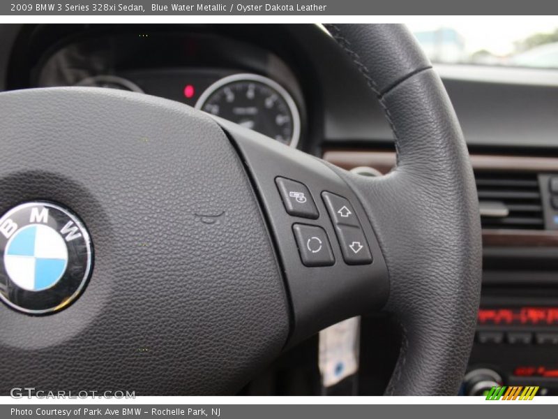 Blue Water Metallic / Oyster Dakota Leather 2009 BMW 3 Series 328xi Sedan