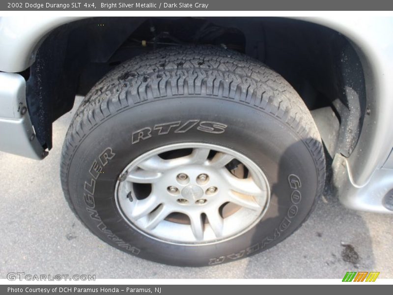 Bright Silver Metallic / Dark Slate Gray 2002 Dodge Durango SLT 4x4