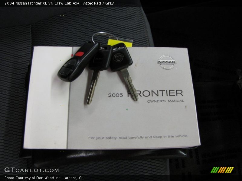 Keys of 2004 Frontier XE V6 Crew Cab 4x4