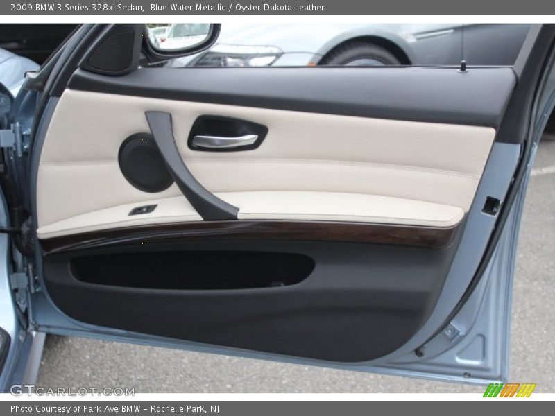 Blue Water Metallic / Oyster Dakota Leather 2009 BMW 3 Series 328xi Sedan