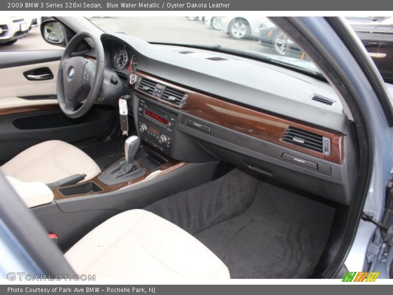 Blue Water Metallic / Oyster Dakota Leather 2009 BMW 3 Series 328xi Sedan