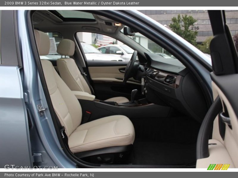 Blue Water Metallic / Oyster Dakota Leather 2009 BMW 3 Series 328xi Sedan