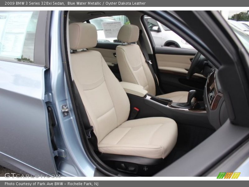Blue Water Metallic / Oyster Dakota Leather 2009 BMW 3 Series 328xi Sedan