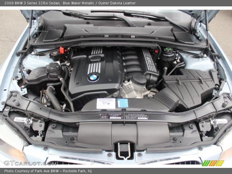 Blue Water Metallic / Oyster Dakota Leather 2009 BMW 3 Series 328xi Sedan