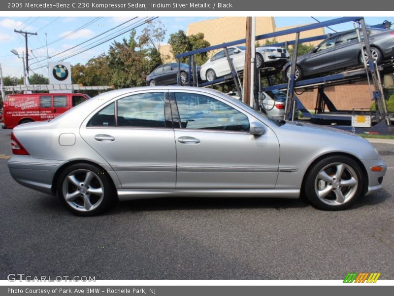Iridium Silver Metallic / Black 2005 Mercedes-Benz C 230 Kompressor Sedan