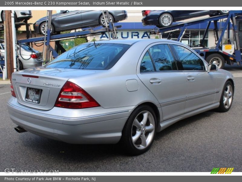 Iridium Silver Metallic / Black 2005 Mercedes-Benz C 230 Kompressor Sedan