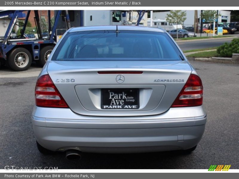 Iridium Silver Metallic / Black 2005 Mercedes-Benz C 230 Kompressor Sedan