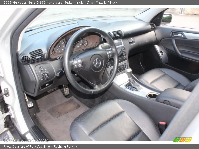Iridium Silver Metallic / Black 2005 Mercedes-Benz C 230 Kompressor Sedan