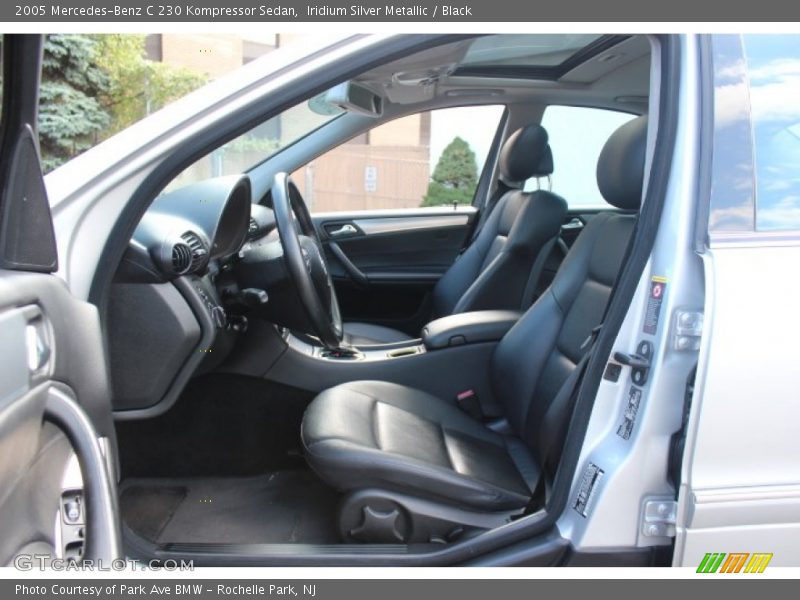 Iridium Silver Metallic / Black 2005 Mercedes-Benz C 230 Kompressor Sedan