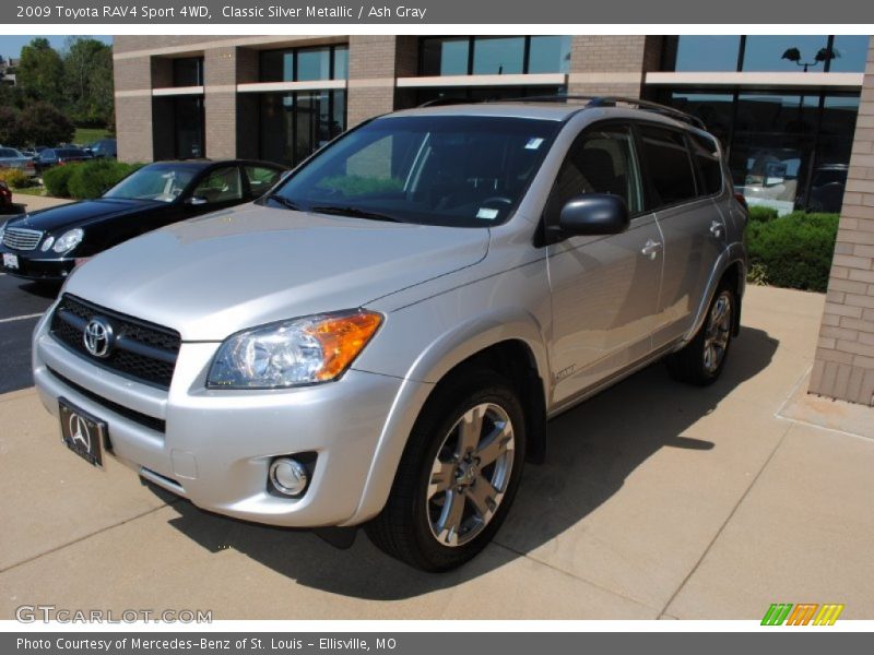 Classic Silver Metallic / Ash Gray 2009 Toyota RAV4 Sport 4WD