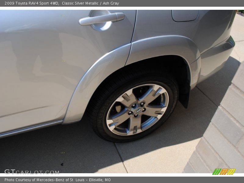 Classic Silver Metallic / Ash Gray 2009 Toyota RAV4 Sport 4WD