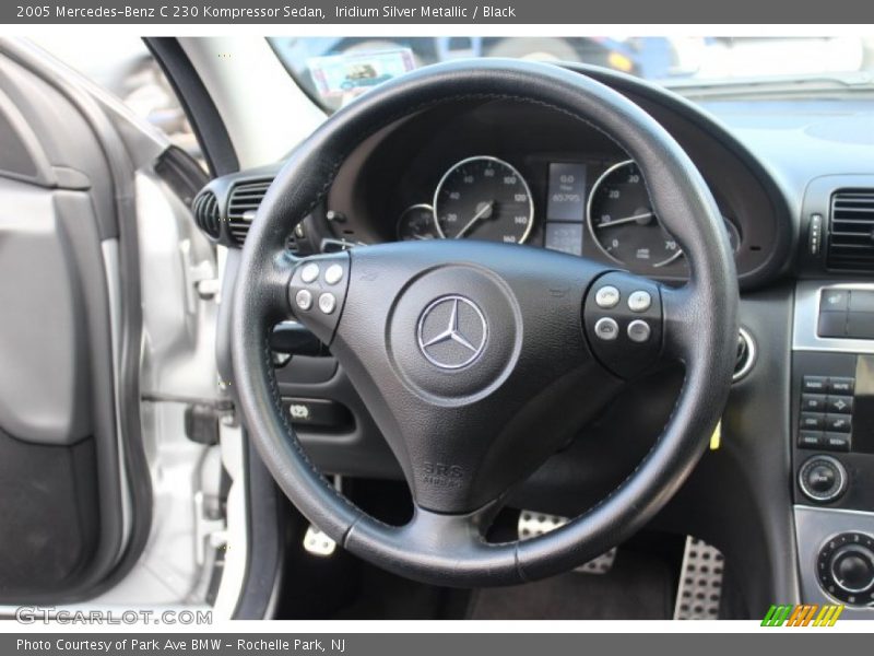 Iridium Silver Metallic / Black 2005 Mercedes-Benz C 230 Kompressor Sedan