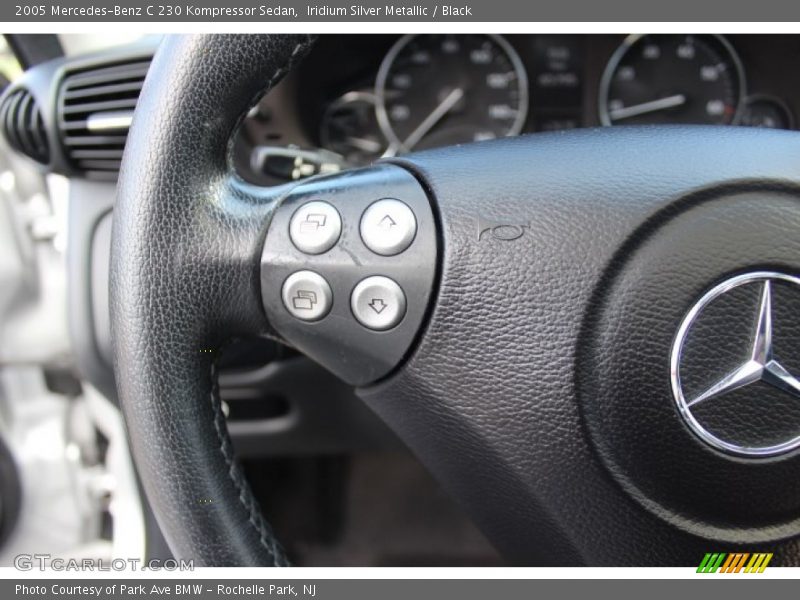 Iridium Silver Metallic / Black 2005 Mercedes-Benz C 230 Kompressor Sedan