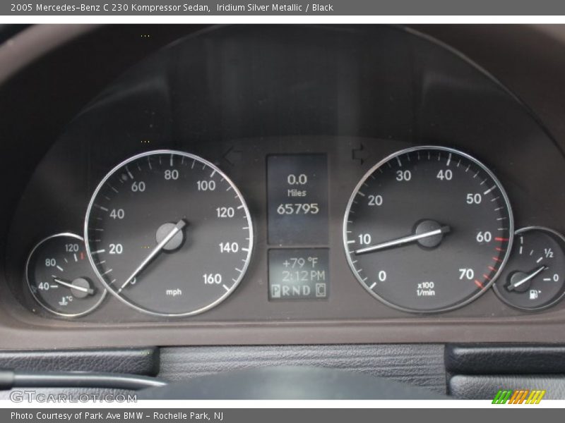 Iridium Silver Metallic / Black 2005 Mercedes-Benz C 230 Kompressor Sedan