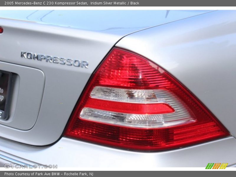 Iridium Silver Metallic / Black 2005 Mercedes-Benz C 230 Kompressor Sedan
