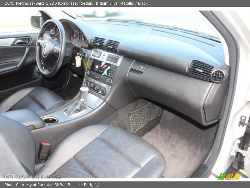 Iridium Silver Metallic / Black 2005 Mercedes-Benz C 230 Kompressor Sedan