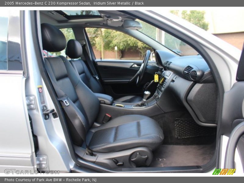 Iridium Silver Metallic / Black 2005 Mercedes-Benz C 230 Kompressor Sedan