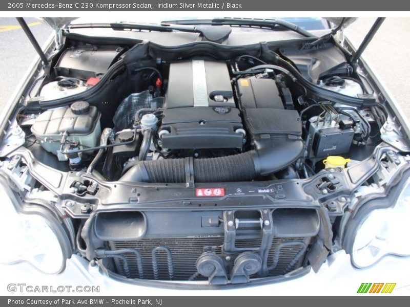 Iridium Silver Metallic / Black 2005 Mercedes-Benz C 230 Kompressor Sedan