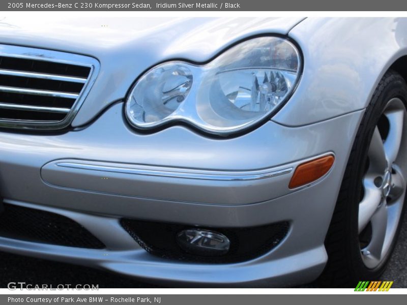 Iridium Silver Metallic / Black 2005 Mercedes-Benz C 230 Kompressor Sedan