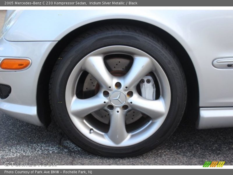 Iridium Silver Metallic / Black 2005 Mercedes-Benz C 230 Kompressor Sedan