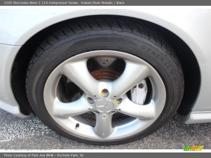 Iridium Silver Metallic / Black 2005 Mercedes-Benz C 230 Kompressor Sedan