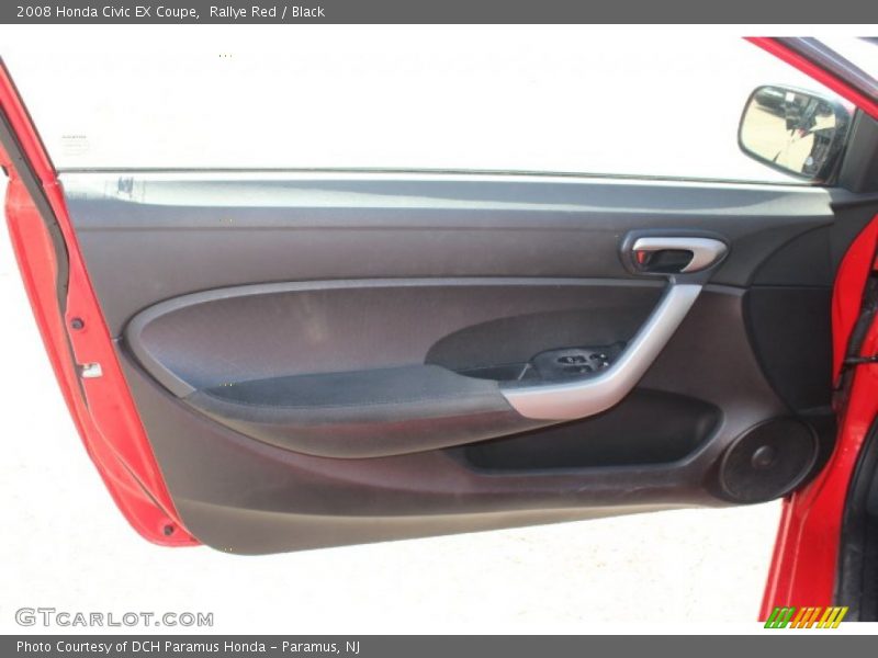 Rallye Red / Black 2008 Honda Civic EX Coupe