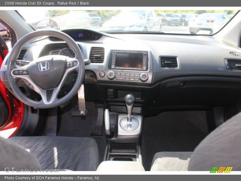 Rallye Red / Black 2008 Honda Civic EX Coupe