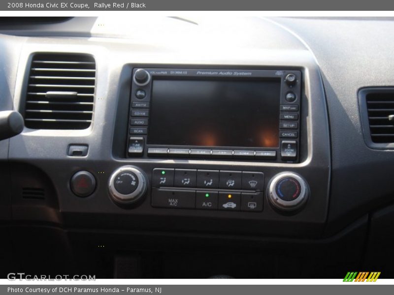 Rallye Red / Black 2008 Honda Civic EX Coupe