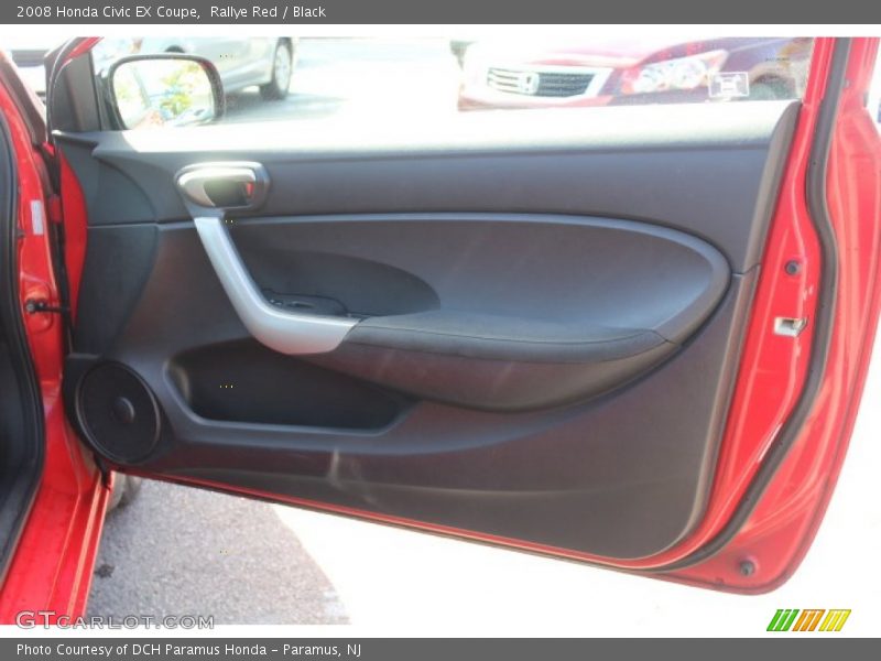 Rallye Red / Black 2008 Honda Civic EX Coupe