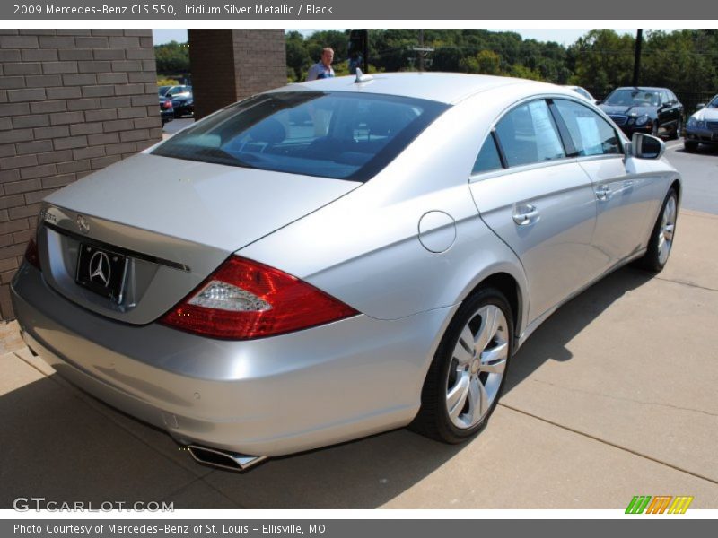 Iridium Silver Metallic / Black 2009 Mercedes-Benz CLS 550