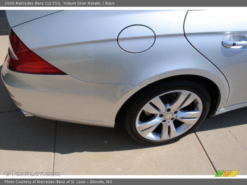 Iridium Silver Metallic / Black 2009 Mercedes-Benz CLS 550