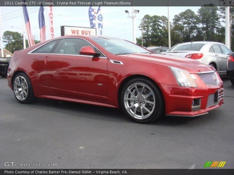  2011 CTS -V Coupe Crystal Red Tintcoat